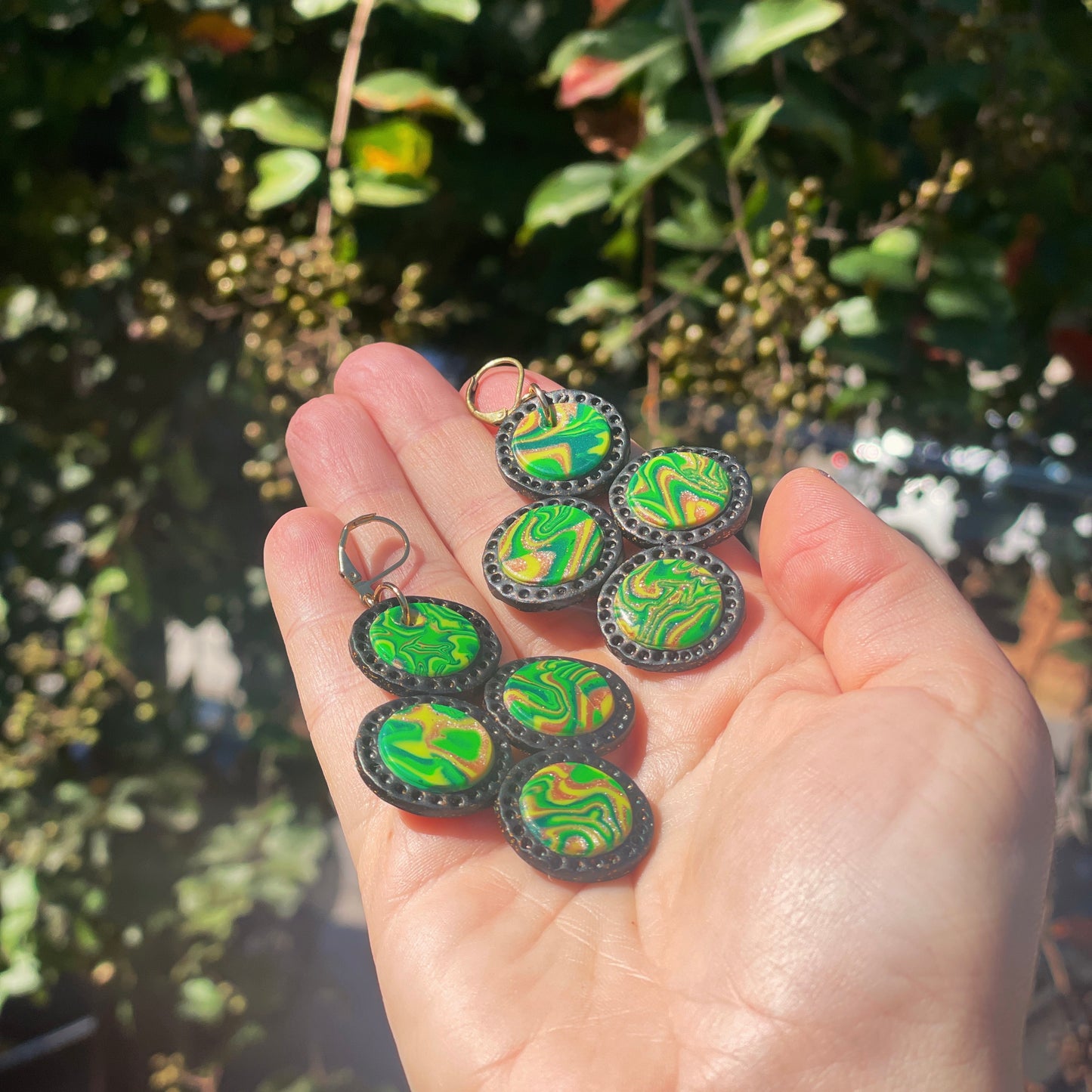 Green BabyPonder Earrings